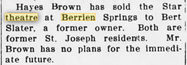 Berry Theatre - 1912 20 Sep
